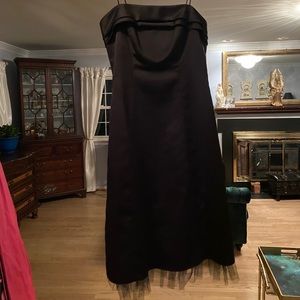 Sexy black cocktail dress